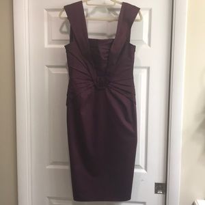 Escada Plum Formal Knee-length Dress
